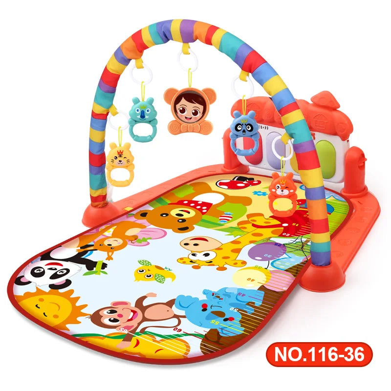 Multifunctional Baby Activity Gym Play Mat with Music