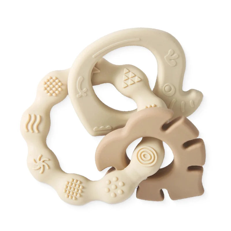 Food Grade Silicone Baby Teethers Animal Shape Teething Toys 0-12 Months Grinding Stick Pacifier Accessories BPA Free