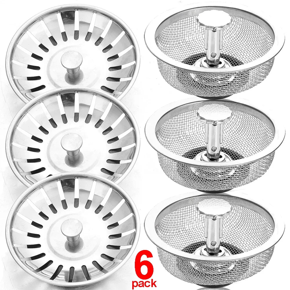 Wholesale Stainless Steel Kitchen Sink Strainers with Handle Stopper