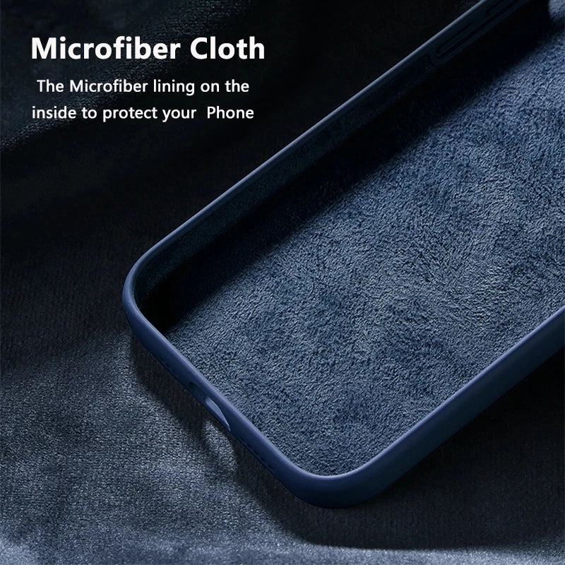 Silicone Case - iPhone 14, 13, 12, 11, 15, 16 Pro Max & Plus