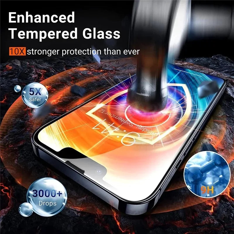 5Pcs Tempered Glass