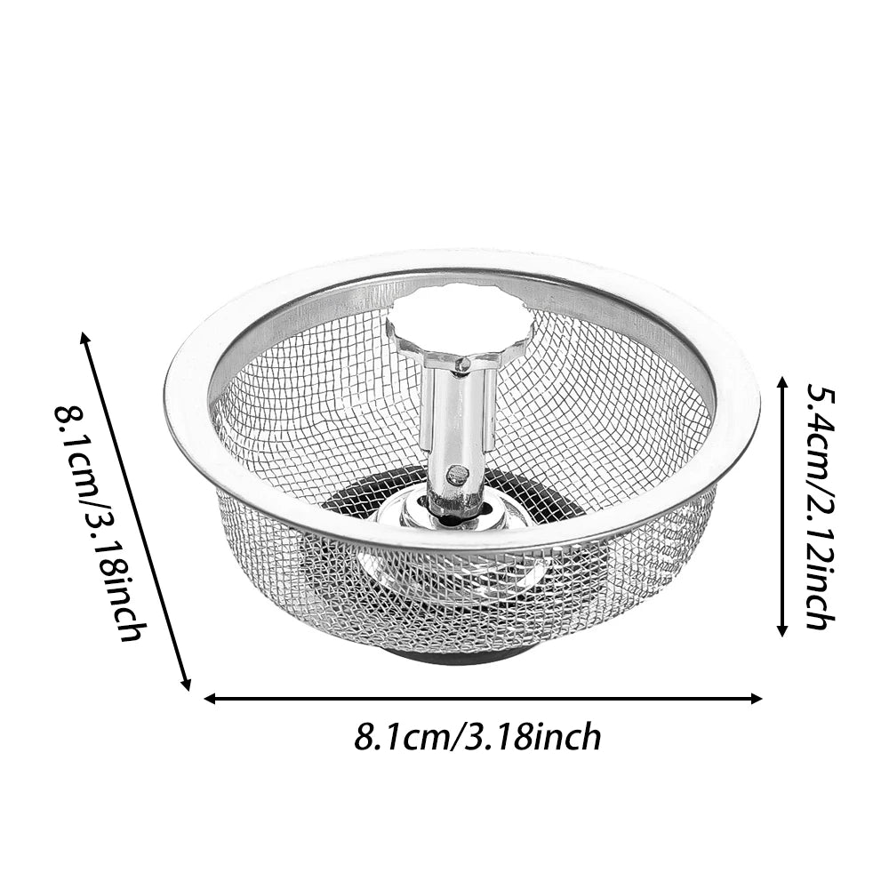 Wholesale Stainless Steel Kitchen Sink Strainers with Handle Stopper