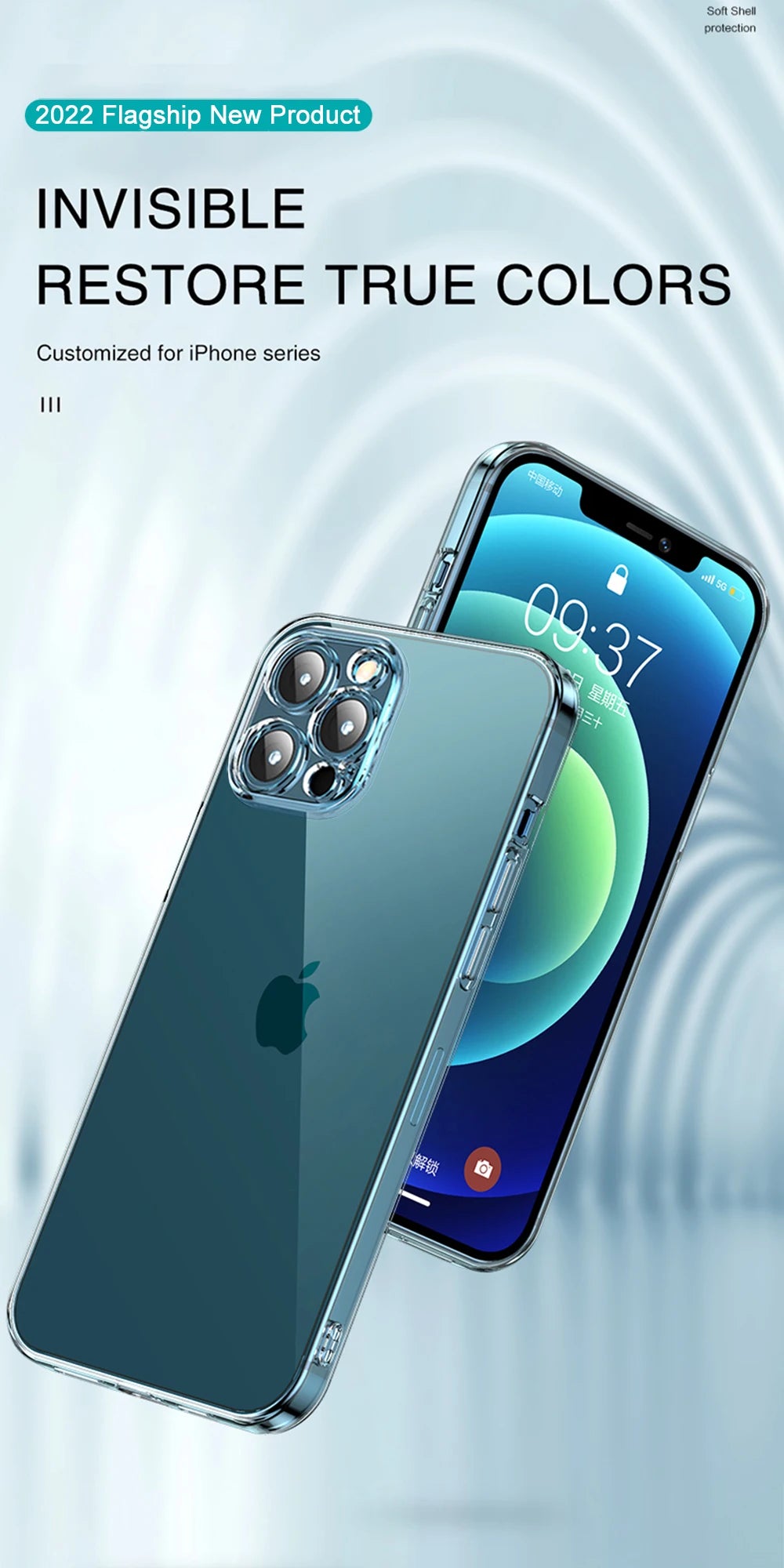 Ultra Thin Clear Phone Case For iPhone 11 12 13 14 15 16 Pro X XR Silicone Transparent Cover