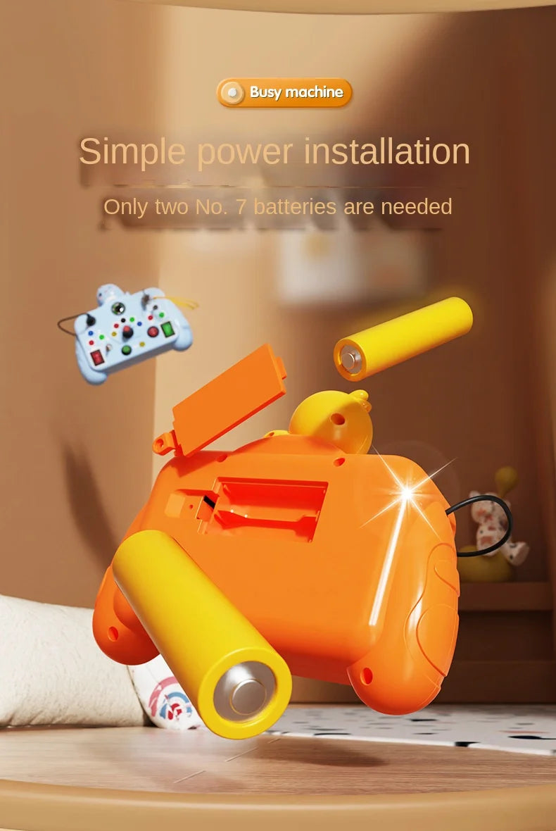 Montessori Busy Board Sensory Toy with LED Light Switch for Children (Ages 2-4)