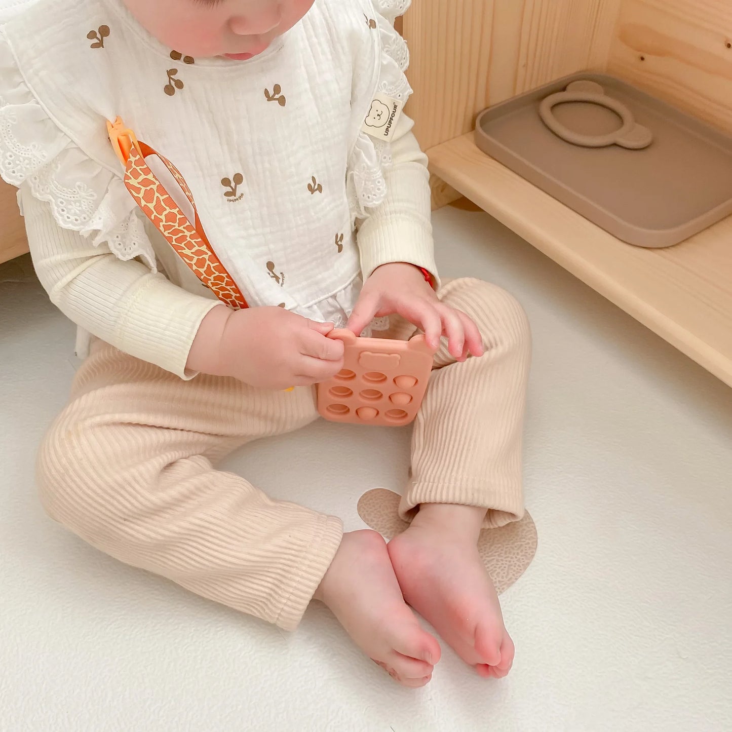 Food Grade Silicone Baby Teethers Animal Shape Teething Toys 0-12 Months Grinding Stick Pacifier Accessories BPA Free