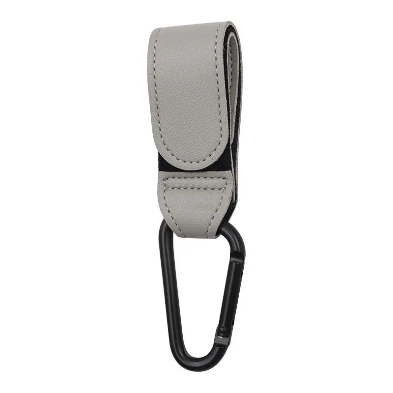 PU Leather Baby Bag Stroller Hook 360 Degree Rotatable Pram Cart Organizer Accessory for Strollers And Carts