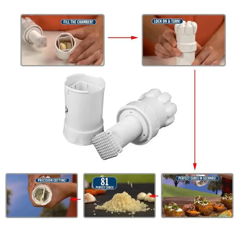 Multifunctional Garlic Master Kitchen Gadget Tool Garlic Chopper Wheel Garlic Mincer Roller