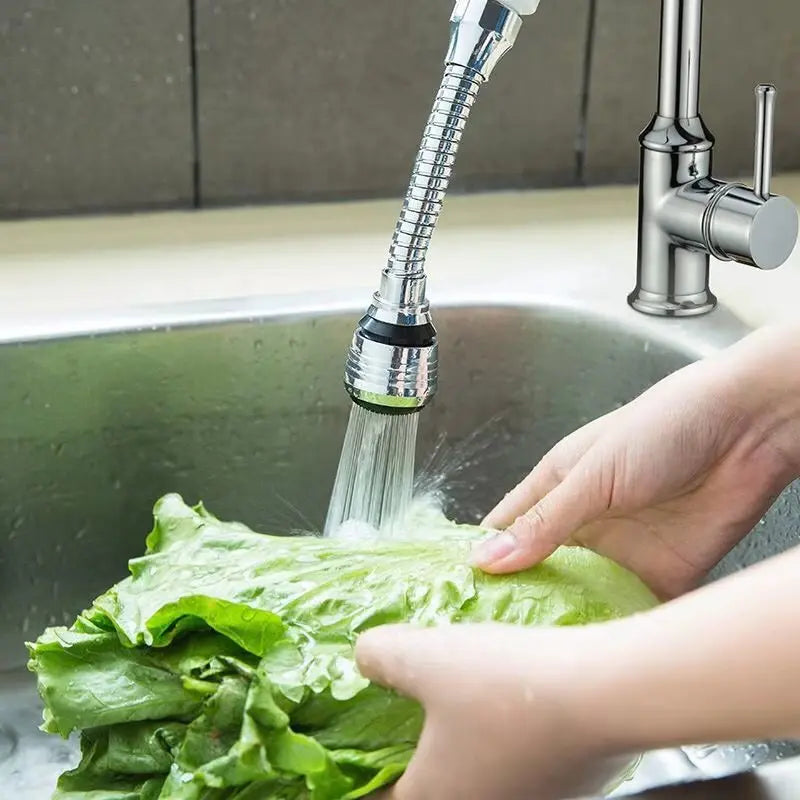 360 Degree Adjustment Faucet Extension Tube Water Saving Nozzle Filter Kitchen Water Tap Water Saving