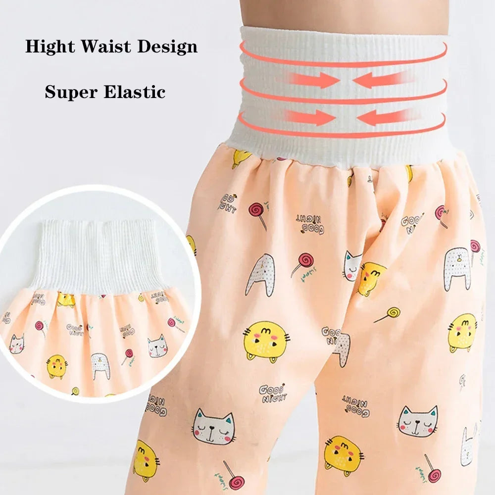 Waterproof Baby Diaper Pants Skirt for Potty Training Unisex Comfy Sleepwear for Boys And Girls 3-15kg Age Range