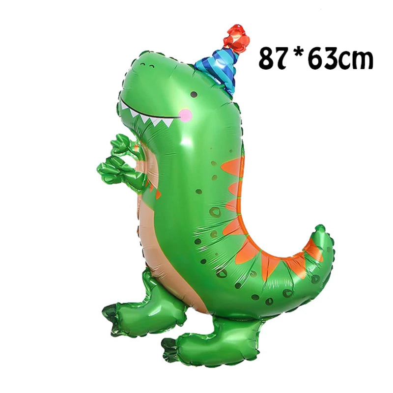 Cute Dinosaur Foil Balloon Dinosaur Themed Decor Birthday Party Decoration Spitfire Dragon Pterosaur