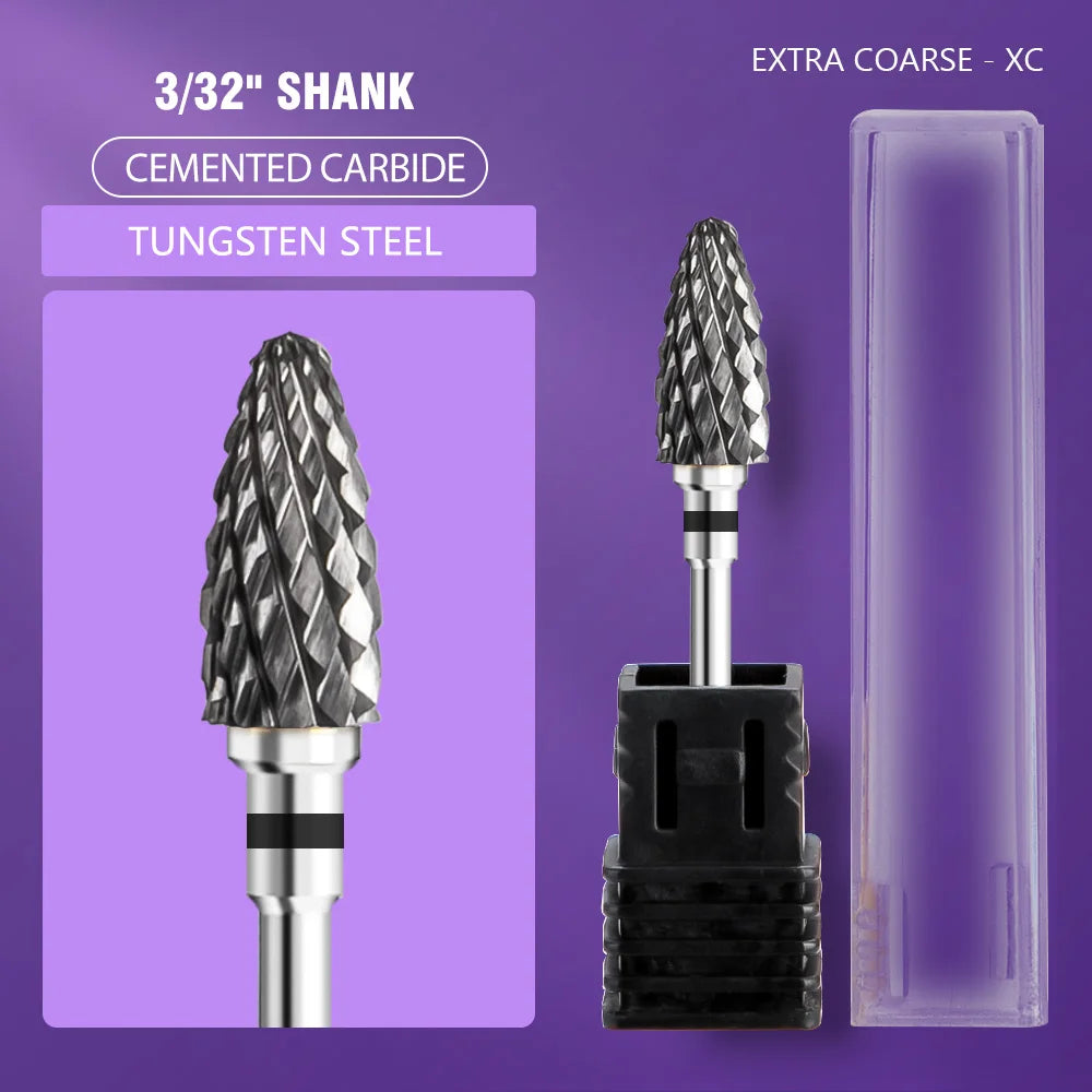Ceramic Tungsten Carbide Nail Drill Bit for Electric Drill Machine (Manicure & Pedicure Tool)