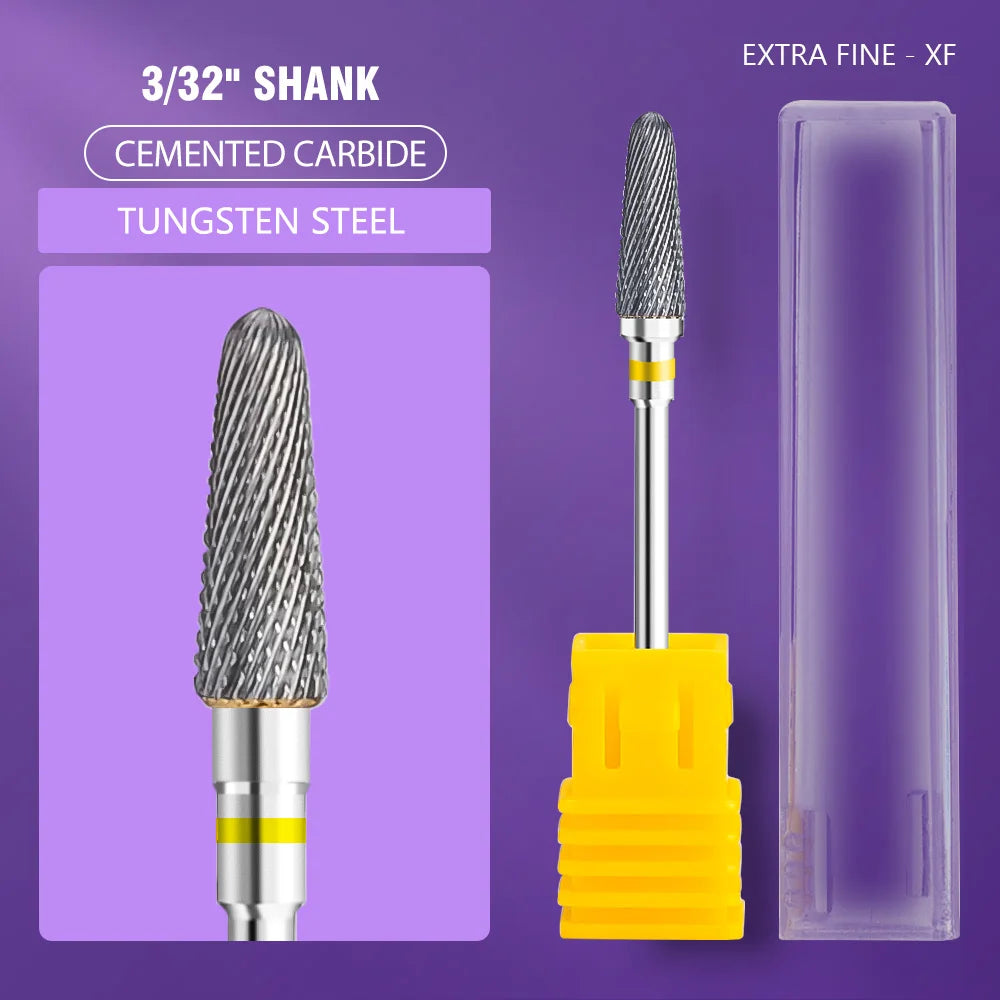 Ceramic Tungsten Carbide Nail Drill Bit for Electric Drill Machine (Manicure & Pedicure Tool)