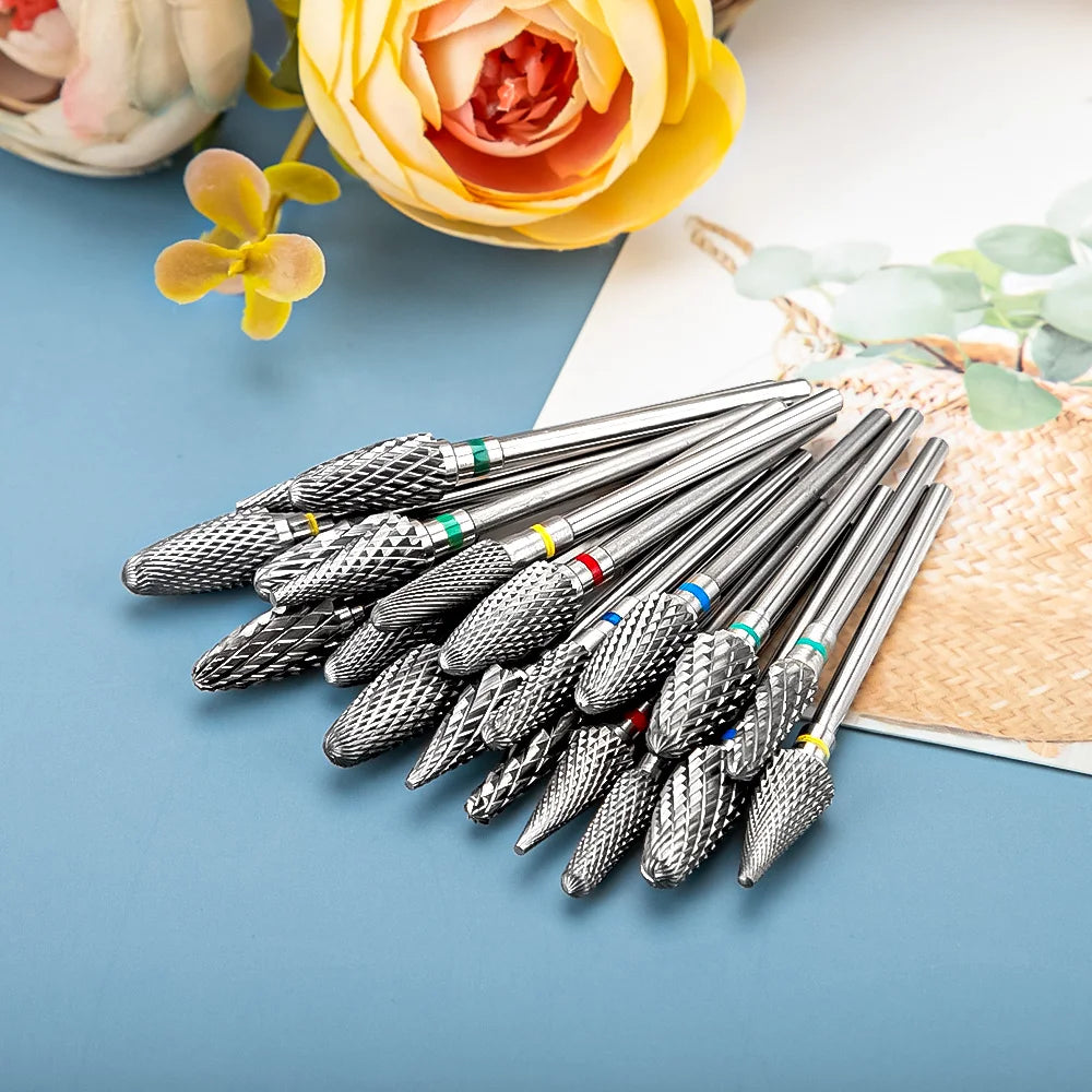 Ceramic Tungsten Carbide Nail Drill Bit for Electric Drill Machine (Manicure & Pedicure Tool)