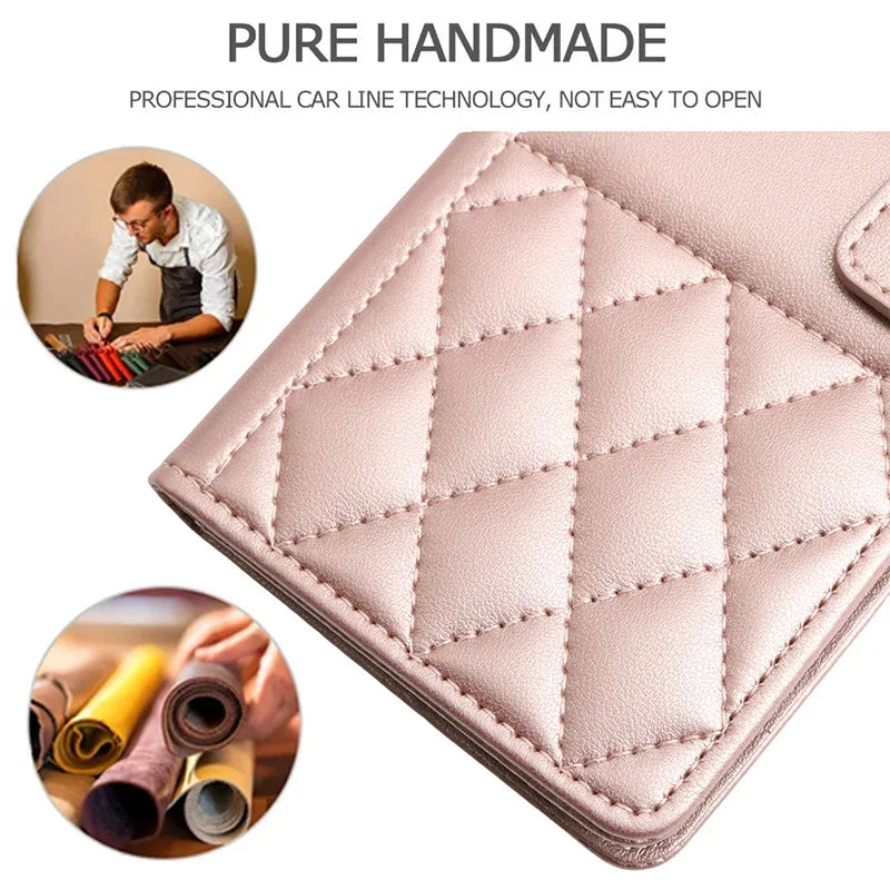 Luxury Leather Wallet Case for Samsung Galaxy (Various Models)