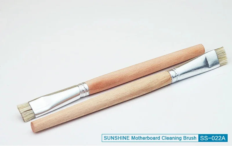 SUNSHINE SS-022a/022b Mobile Phone Motherboard Welding Pad Clean Brush Stiff Brush for Solder Paste Welding Oil Flux Clean Tools