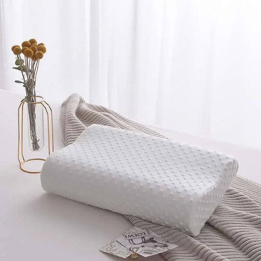 Long Memory Foam Bedding Pillow for Neck Protection, Slow Rebound Shaped Maternity Pillow, Orthopedic Support for Sleeping