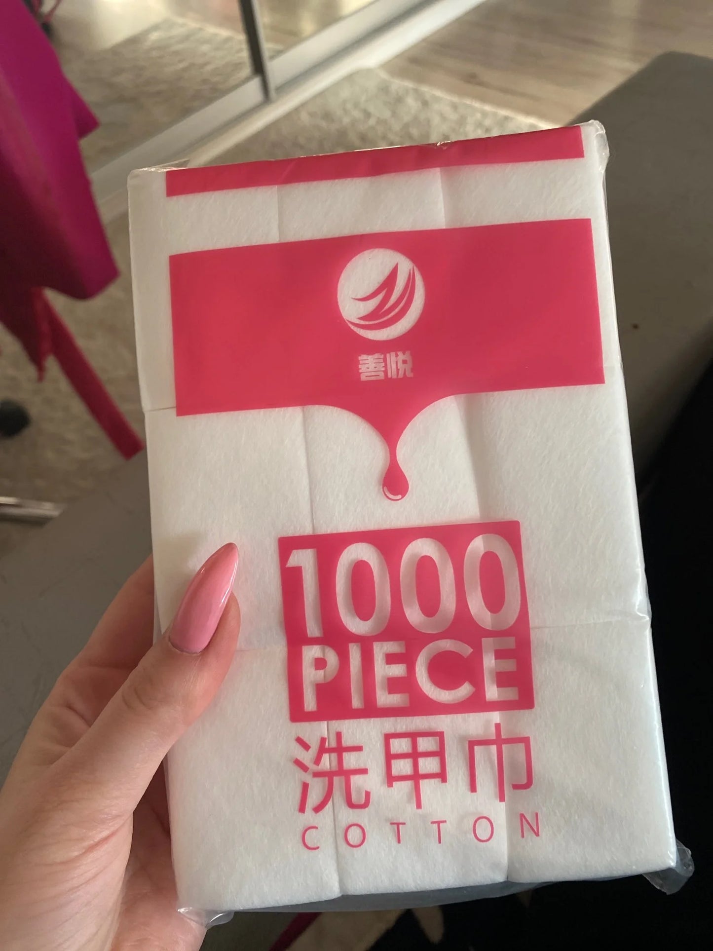 100% Cotton Lint-Free Nail Wipes for Gel Polish Removal (1000/500/100 Pcs)