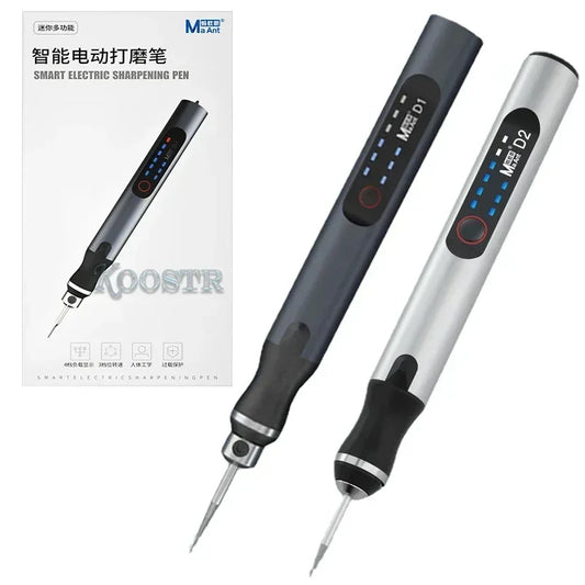 MaAnt D2 Intelligent Charging Grinding Pen Polishing Grinding Tools Set Grinder Engraving Pen for Phone CPU IC Polishing Cutting