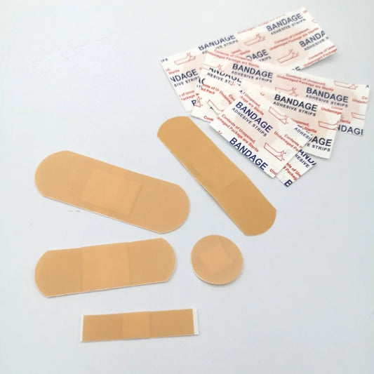 100 Pcs First Aid Waterproof Wound Plaster Medical Anti-Bacteria Band Aid For Home Travel First Aid Kit Emergency Kits
