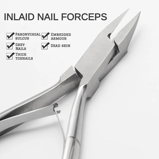 1Pcs Toenail Ingrown Nail Cuticle Nipper Pedicure Tool for Dead Skin Removal
