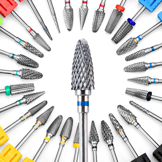 Ceramic Tungsten Carbide Nail Drill Bit for Electric Drill Machine (Manicure & Pedicure Tool)