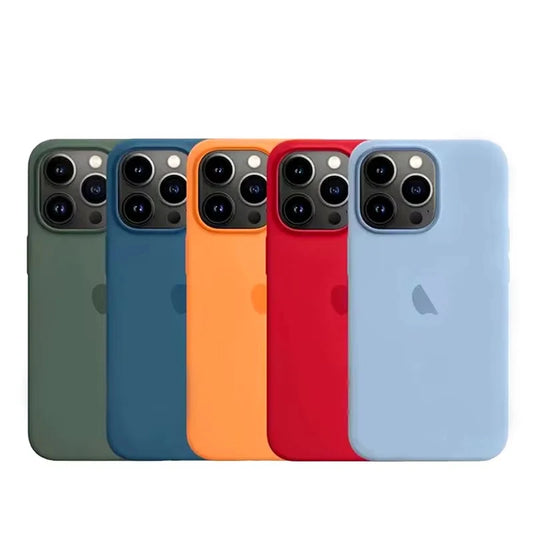 Silicone Case - iPhone 14, 13, 12, 11, 15, 16 Pro Max & Plus