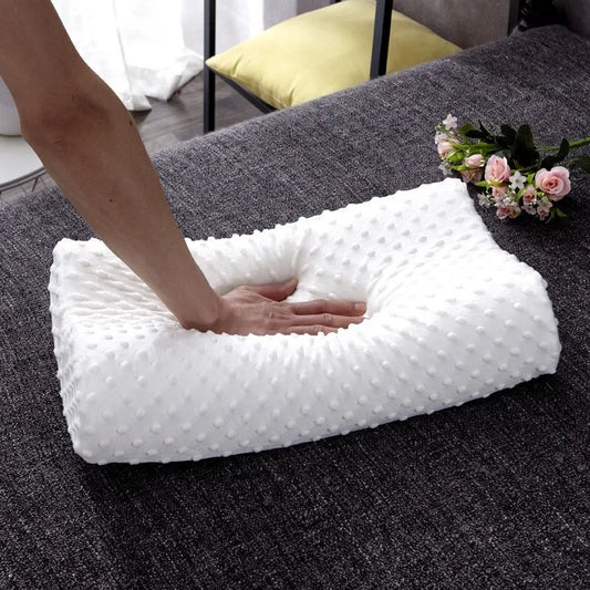 "Memory Foam Adjustable Side Sleeper Pillow for Neck & Shoulder Pain Relief, Orthopedic Contour Pillow JAF028