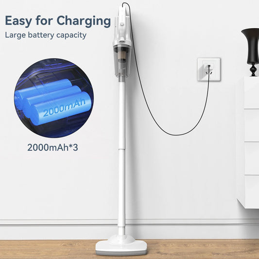 18000PA Handheld Household Stick Vacuum Cleaner, Multifunctional Rechargeable Portable Vacuum for Car & Home Cleaning