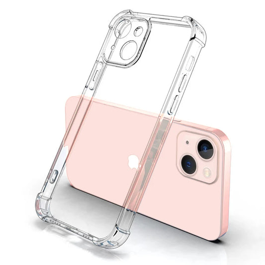 Thick Shockproof Silicone Clear IPhone Case