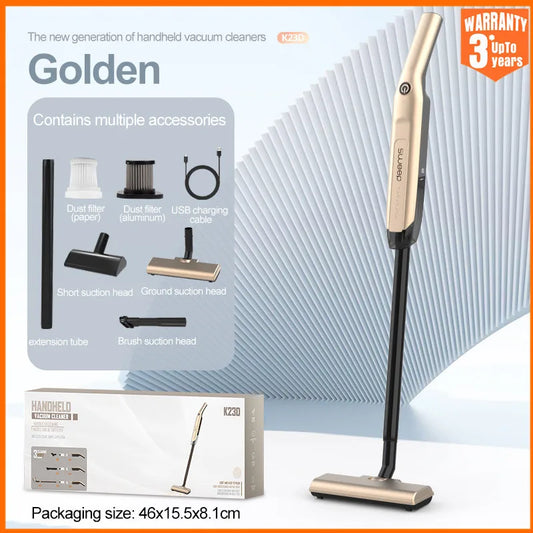 Handheld Wireless Vacuum Cleaner 20000Pa, Powerful Car & Home Cleaning Machine, Metal Strainer, Portable & Cordless