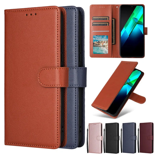 Leather Flip Wallet Case for Samsung Galaxy (Various Models)
