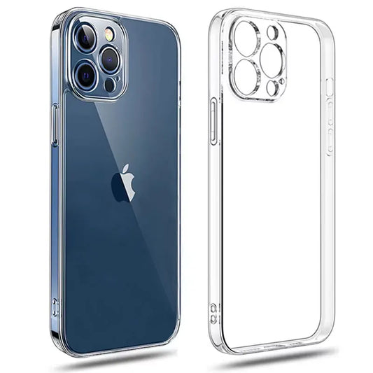Ultra Thin Clear Phone Case For iPhone 11 12 13 14 15 16 Pro X XR Silicone Transparent Cover
