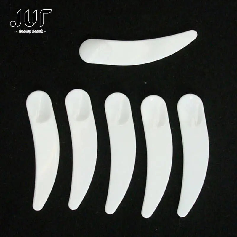 10/20/50/100 pcs/set Disposable Cosmetic Spatula Scoop Plastic Makeup Mask Cream Spoon Facial Mask stick