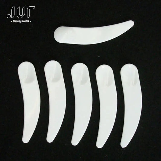 10/20/50/100 pcs/set Disposable Cosmetic Spatula Scoop Plastic Makeup Mask Cream Spoon Facial Mask stick