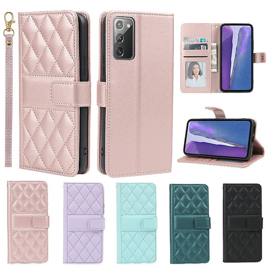 Luxury Leather Wallet Case for Samsung Galaxy (Various Models)