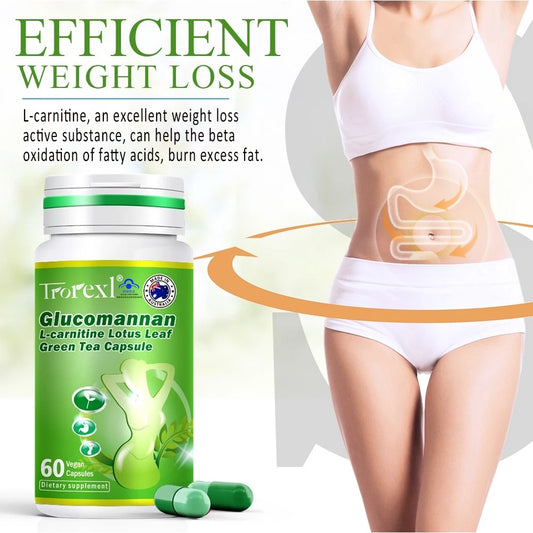 Trorexl Weight Loss Capsules - L-Carnitine & Green Tea