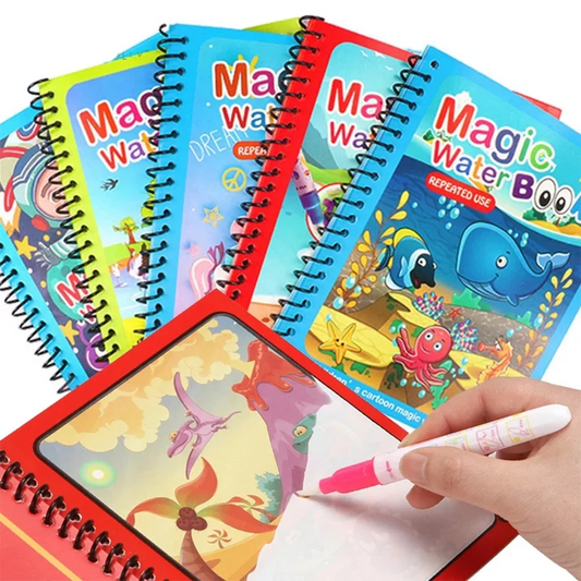 NEW Kids Magic Water Drawing Books – Coloring & Painting Toys