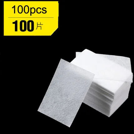 100% Cotton Lint-Free Nail Wipes for Gel Polish Removal (1000/500/100 Pcs)